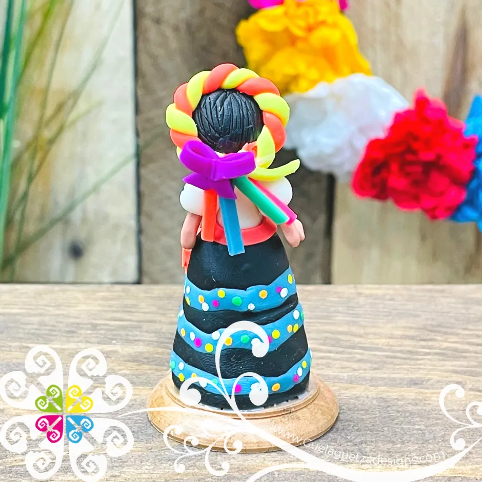 12- Guerrero Little Doll Figurine - Fondant Doll