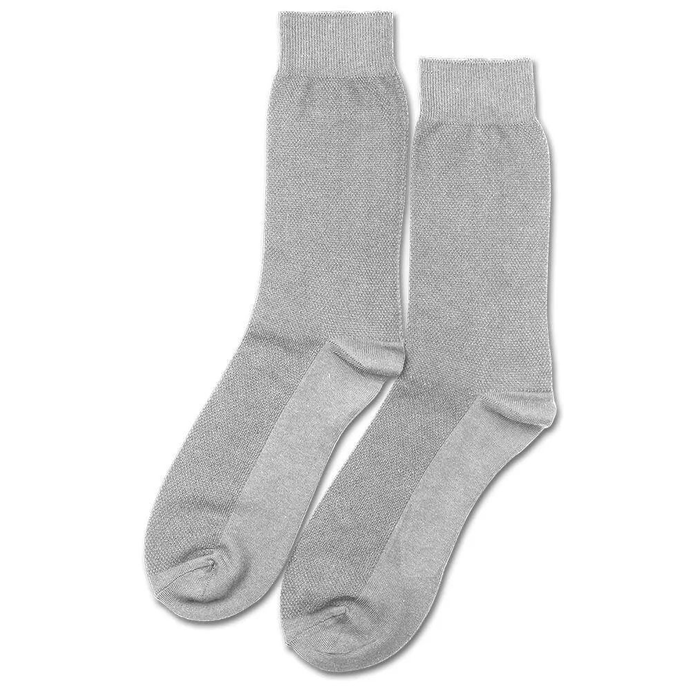 12-pack Originals Champagne Pique Socks Light Grey Melange