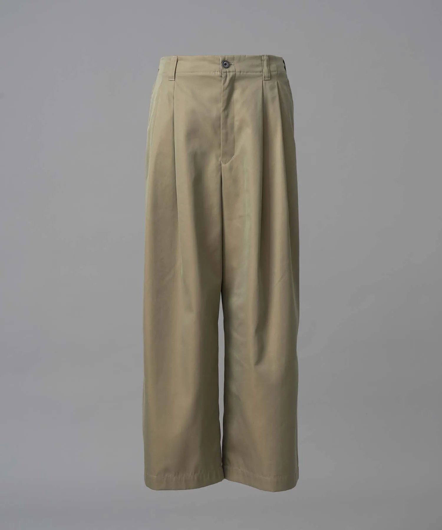 120/2/2 Suvin Cotton Gabardine Prime-Wide Two Tucks Pants