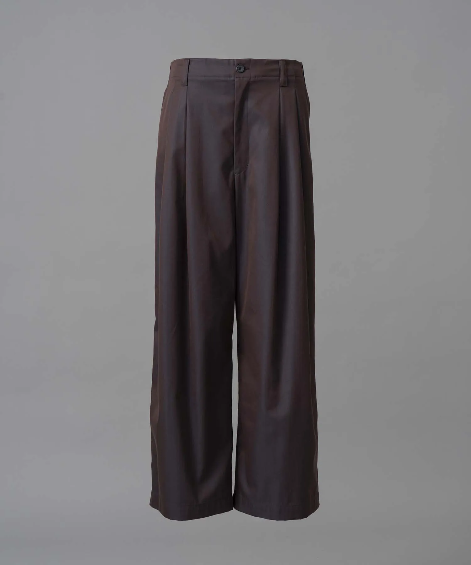 120/2/2 Suvin Cotton Gabardine Prime-Wide Two Tucks Pants