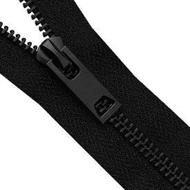 #5 Finest Matte Black Metal Zipper for Clothing