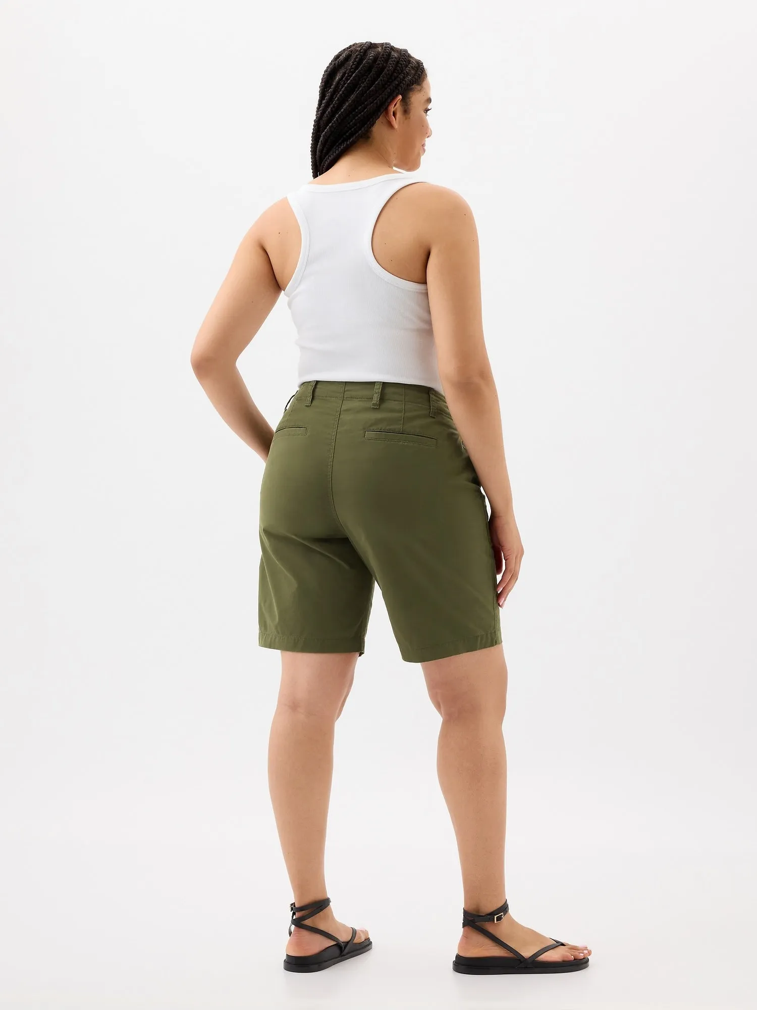 9" Downtown Khaki Bermuda Shorts