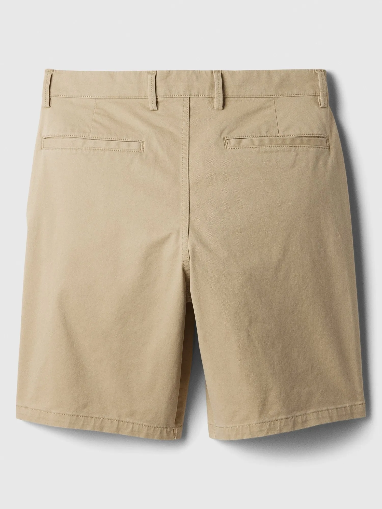 9" Essential Khaki Shorts with Washwell