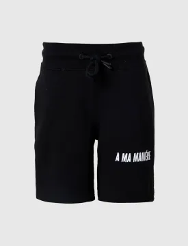 A MA MANIÉRE KIDS BAR LOGO SWEATSHORT