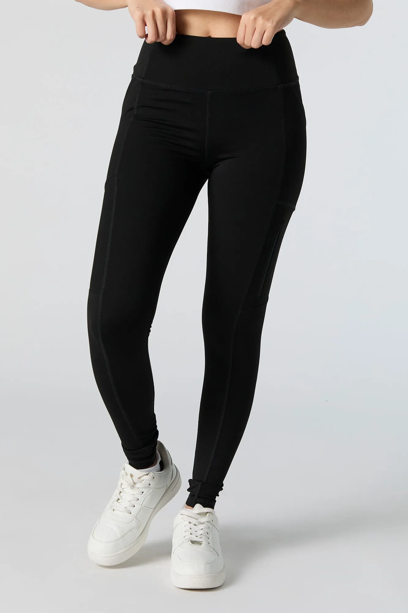 Active Zipper Multi Pocket Legging