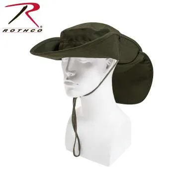 Adjustable Boonie Hat With Neck Cover