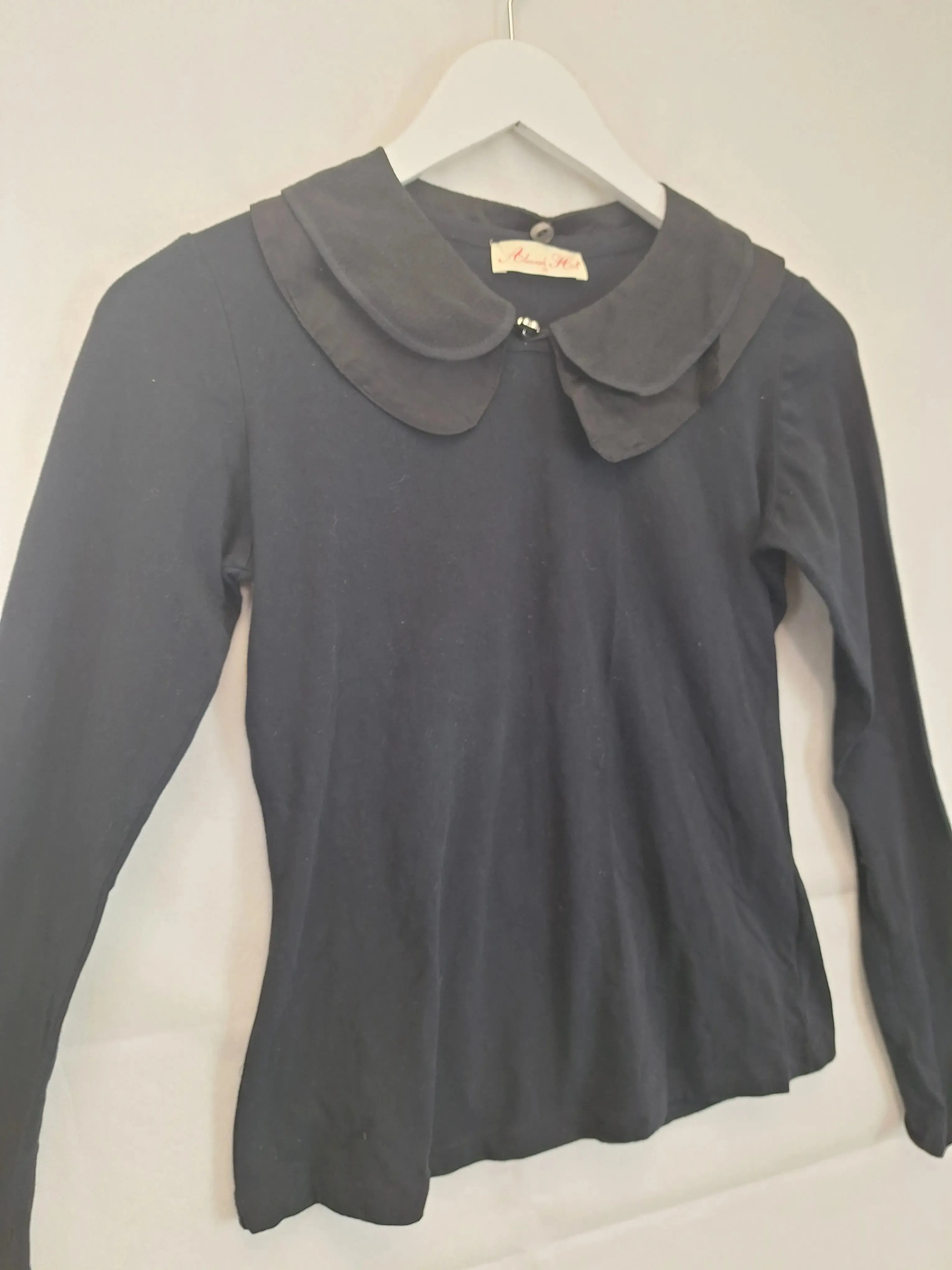 Alannah Hill Sleek Stretch Long Sleeve Top Size 10