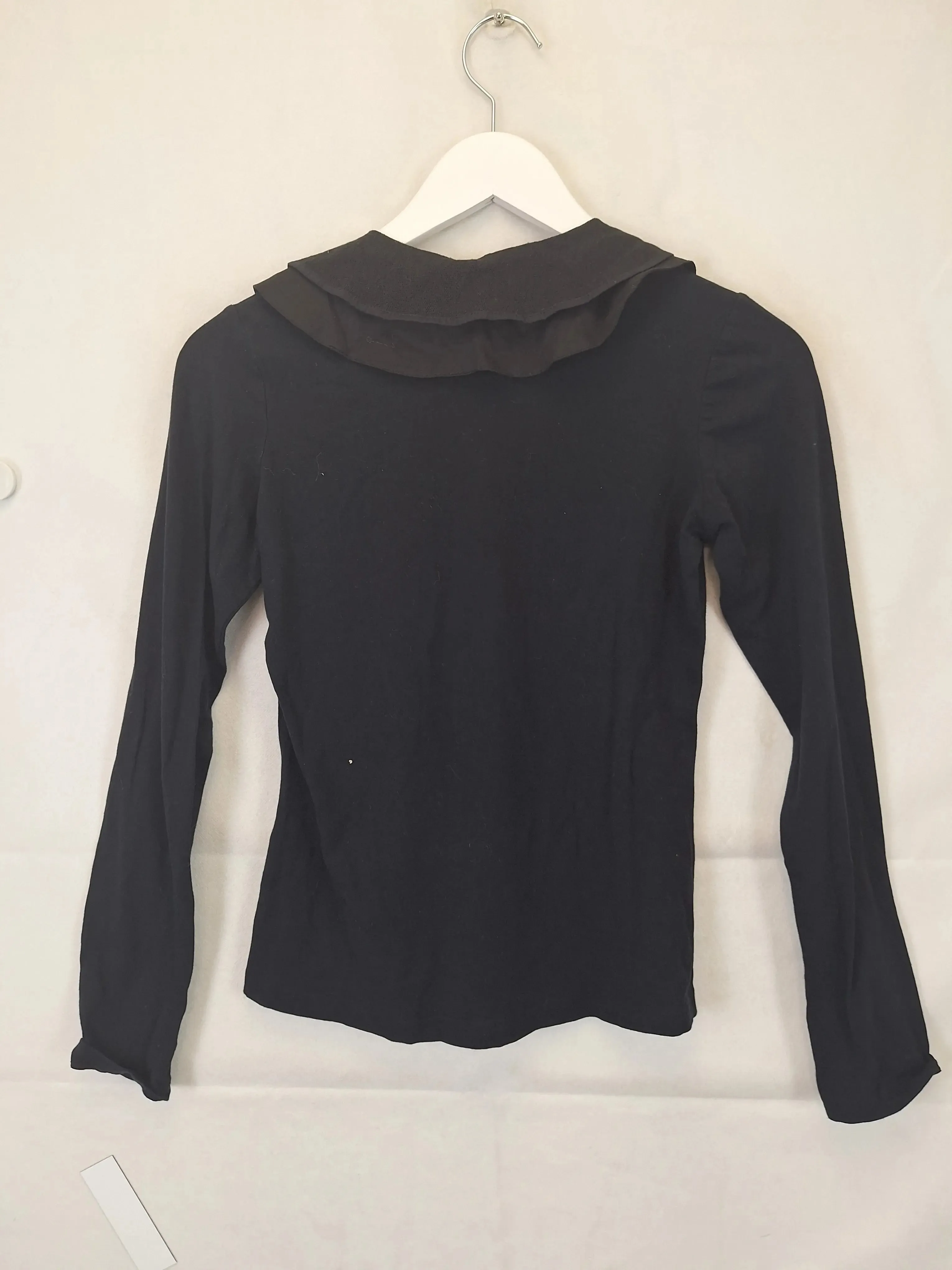 Alannah Hill Sleek Stretch Long Sleeve Top Size 10