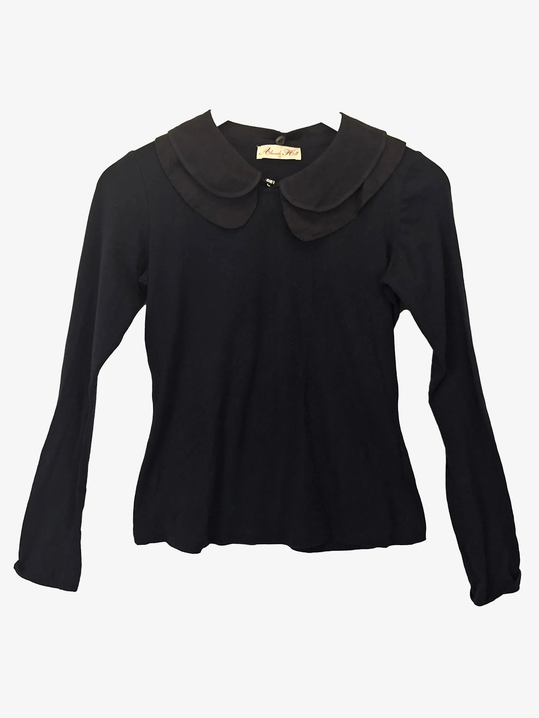 Alannah Hill Sleek Stretch Long Sleeve Top Size 10