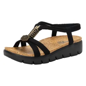 Alegria Roz Casual Black Sandal (Women's)