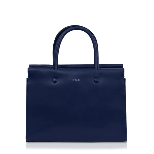 Alison Midnight Blue Vegan Tote Bag