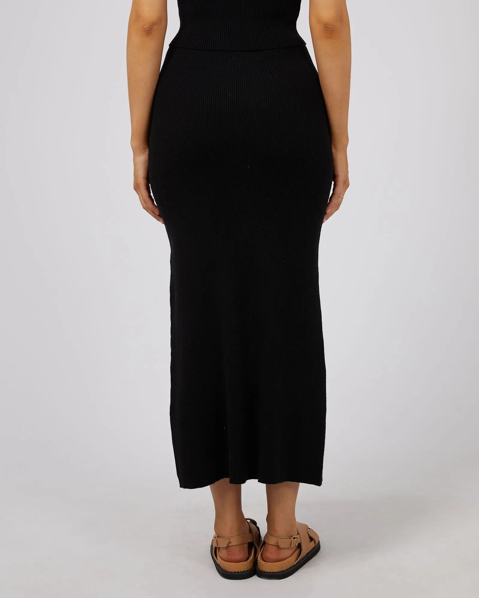 All About Eve Henley Knit Skirt