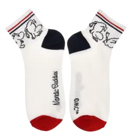 Ankle Socks Retro Moomintroll White