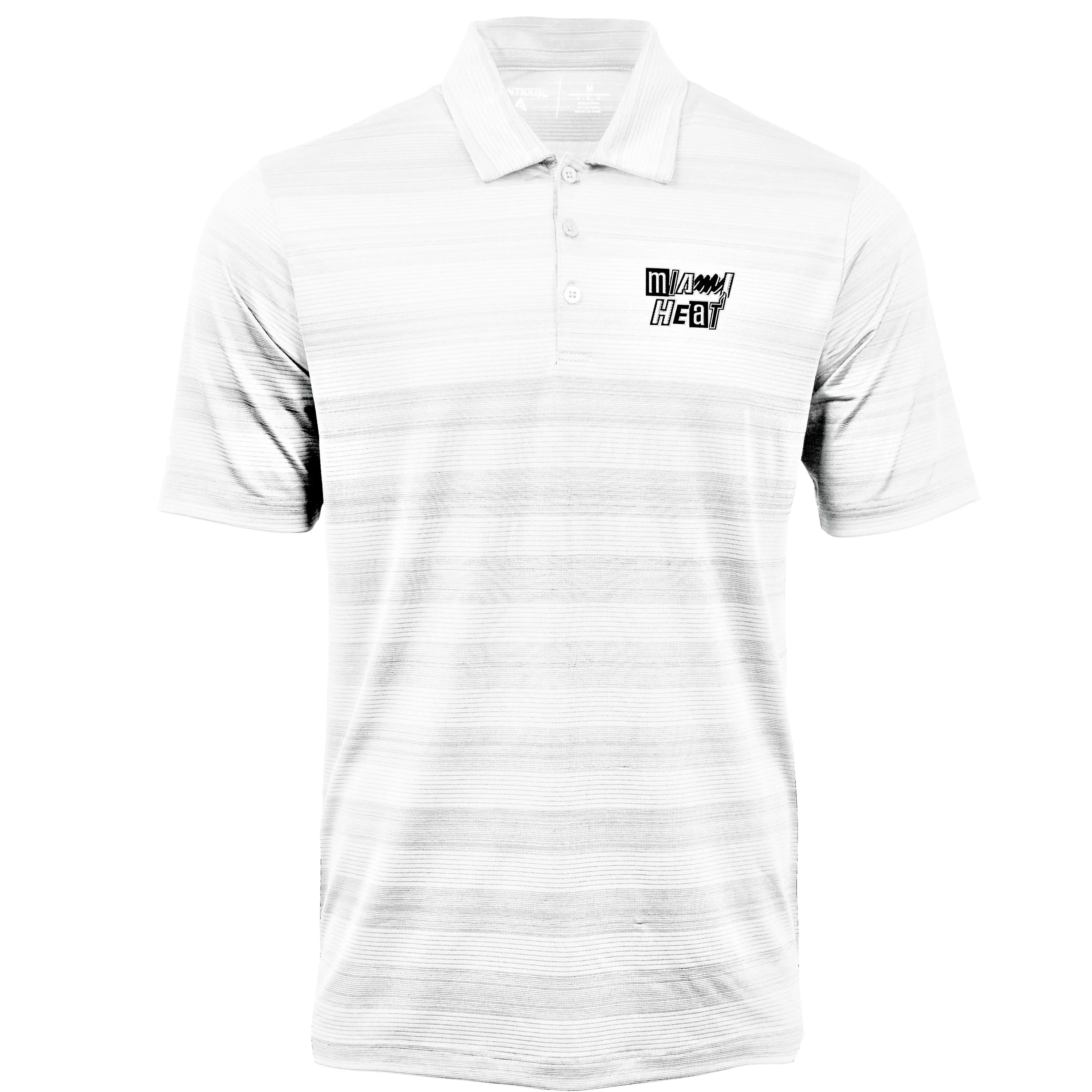 Antigua Miami HEAT Mashup White Polo