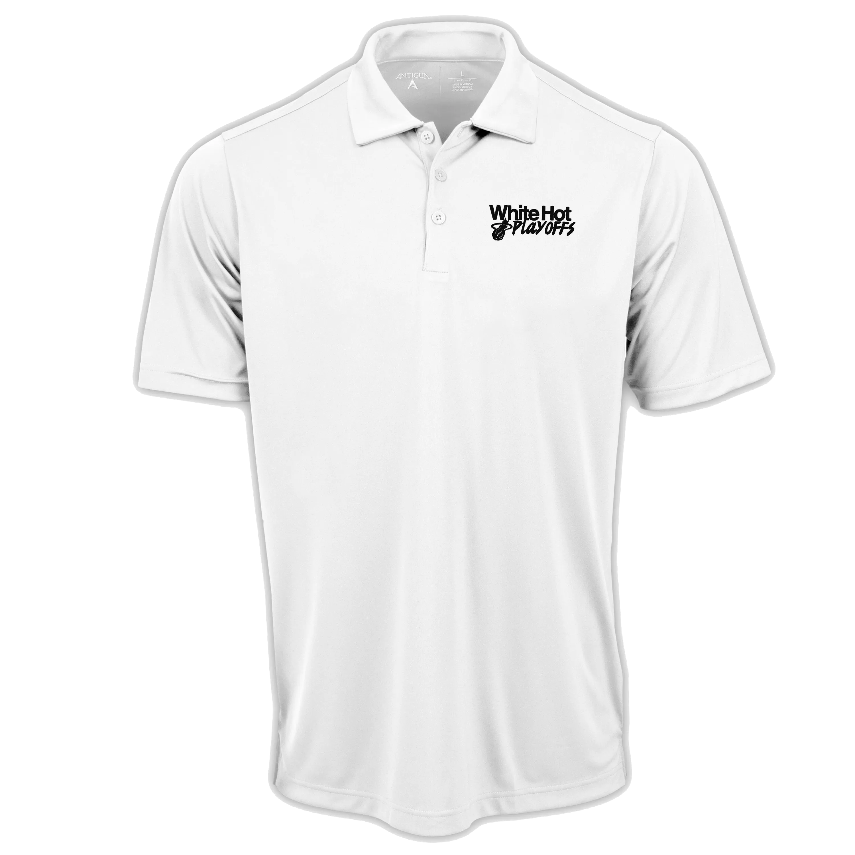 Antigua Miami HEAT White Hot Polo