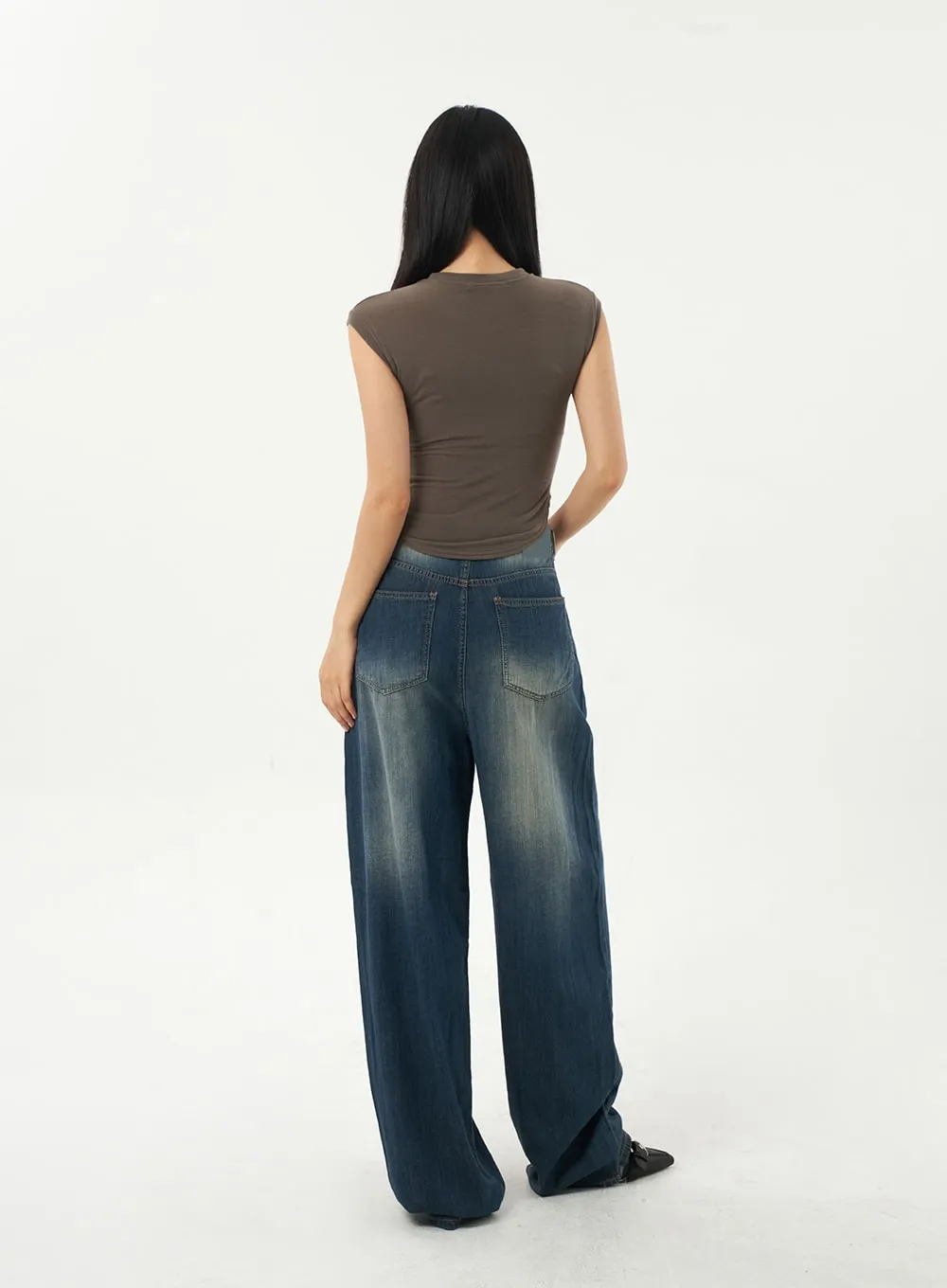 Baggy Low Rise Jeans CA326