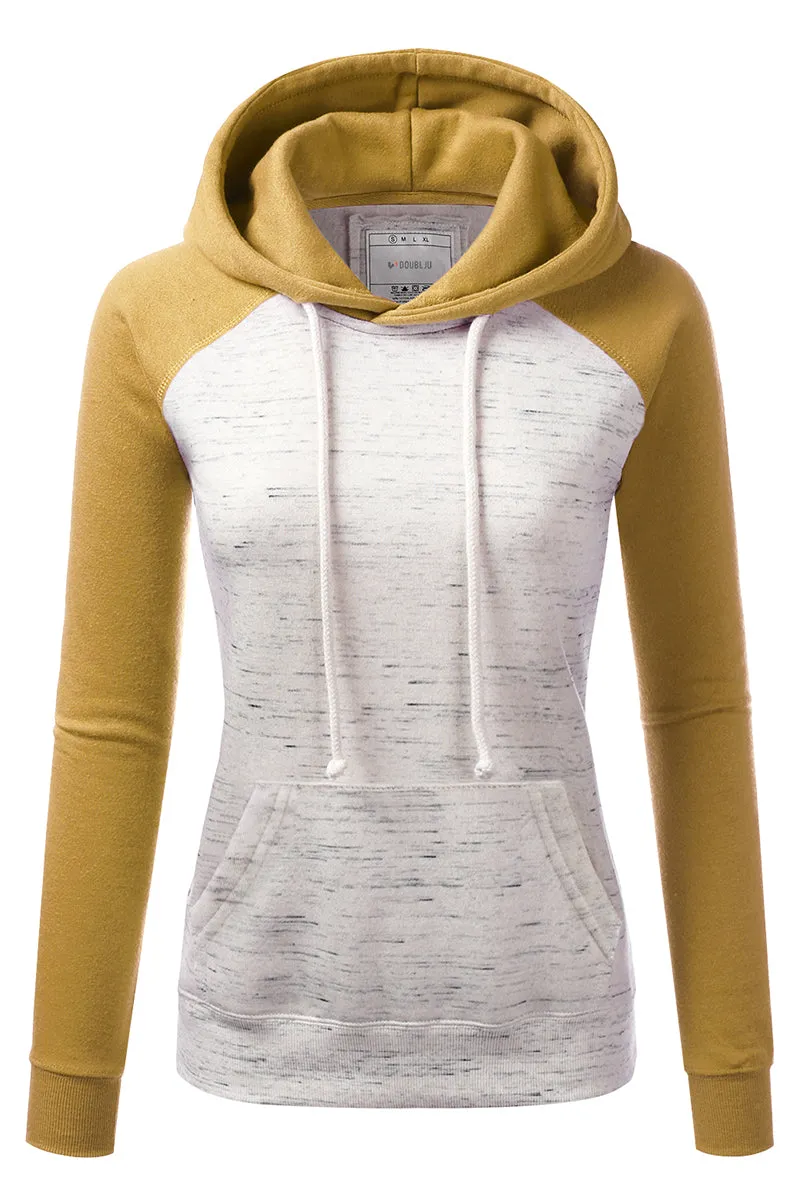 BASIC LIGHTWEIGHT PULLOVER HOODIE SWEATSHIRT FOR WOMEN