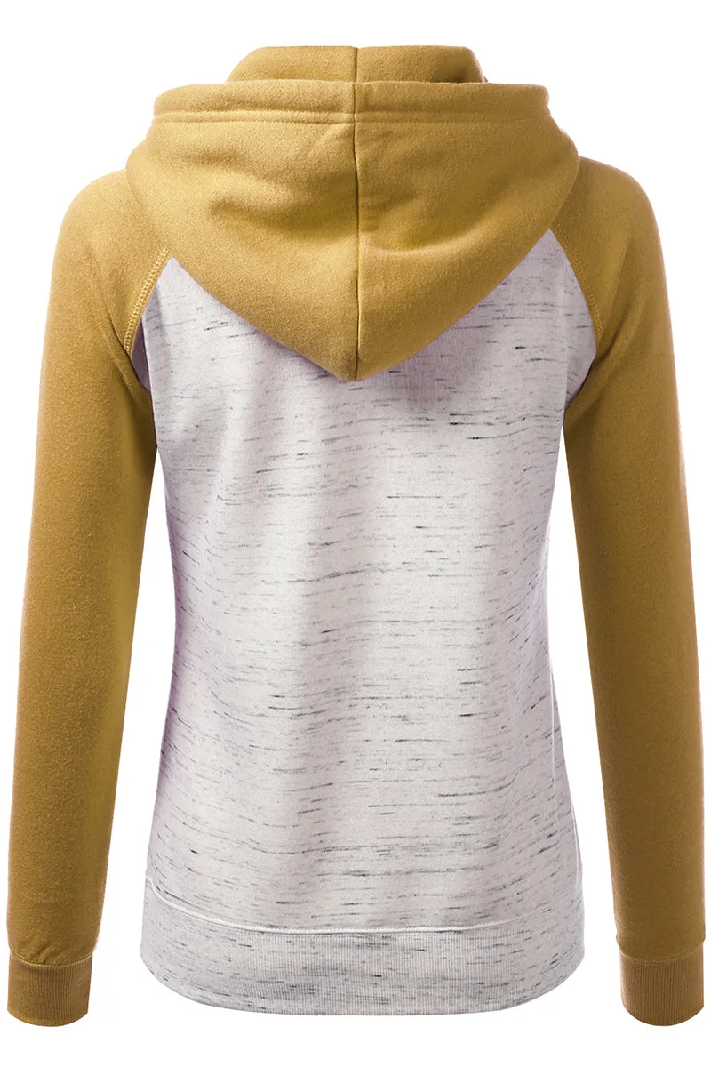 BASIC LIGHTWEIGHT PULLOVER HOODIE SWEATSHIRT FOR WOMEN