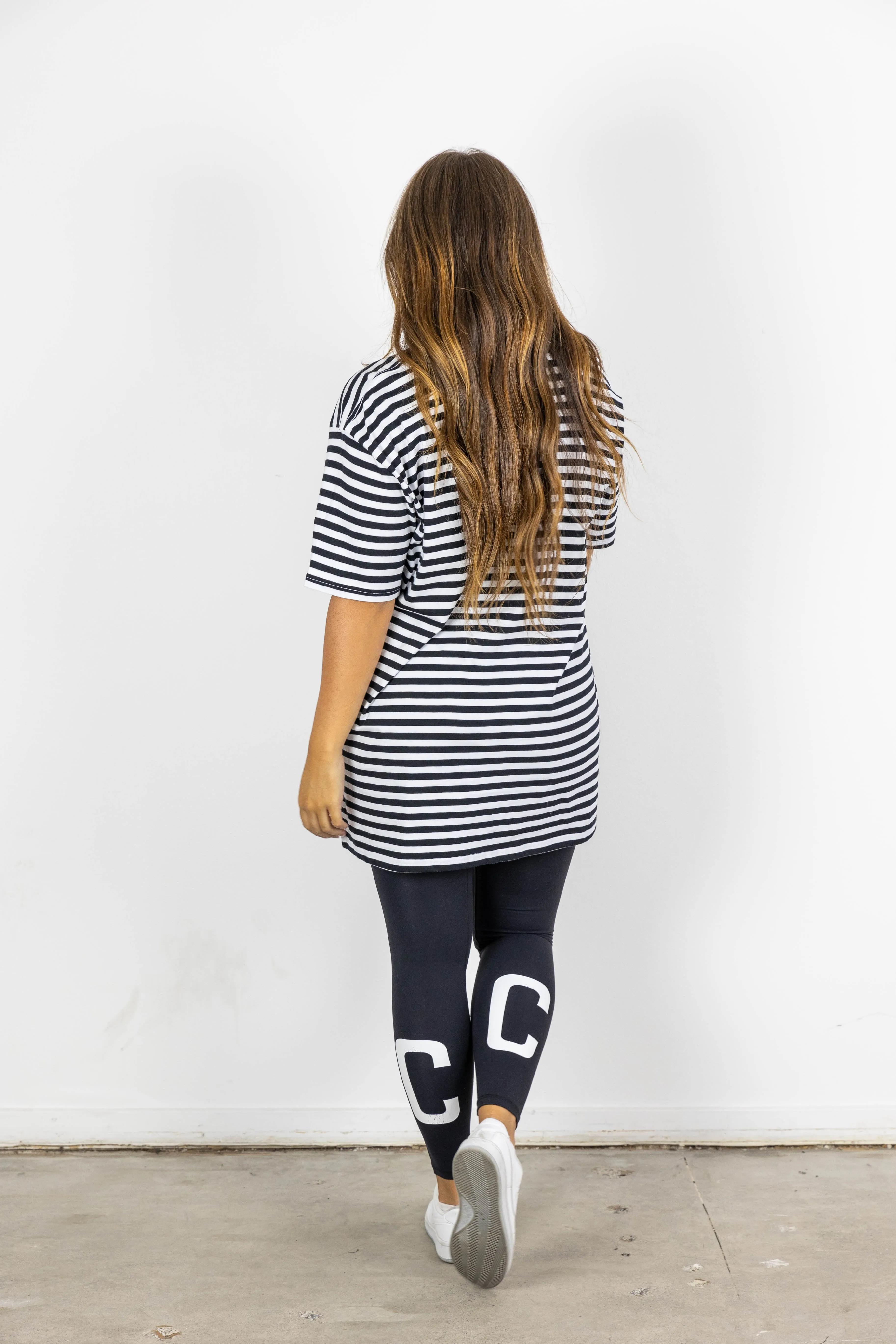 BEN STRIPE TEE BLACK