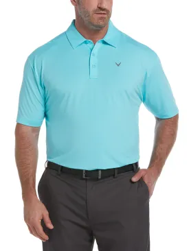 Big & Tall Cooling Micro Hex Polo with Chevron