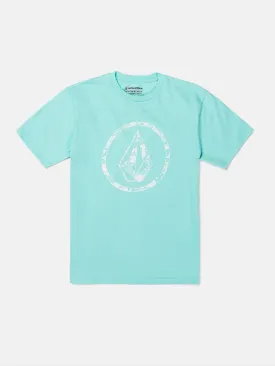 Big Boys Circle Stone Short Sleeve Tee - Crete Blue