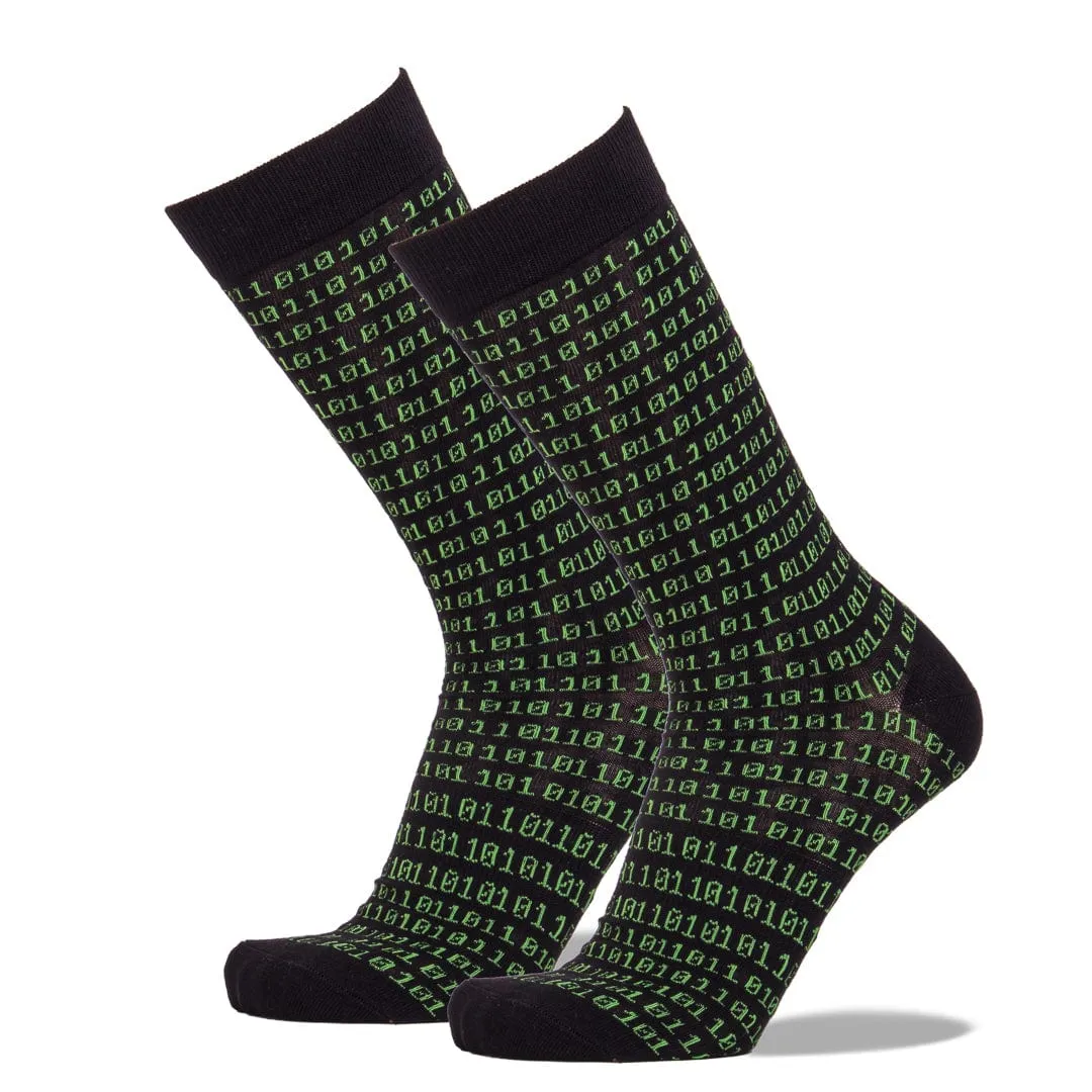 Binary Tech Men’s Crew Sock