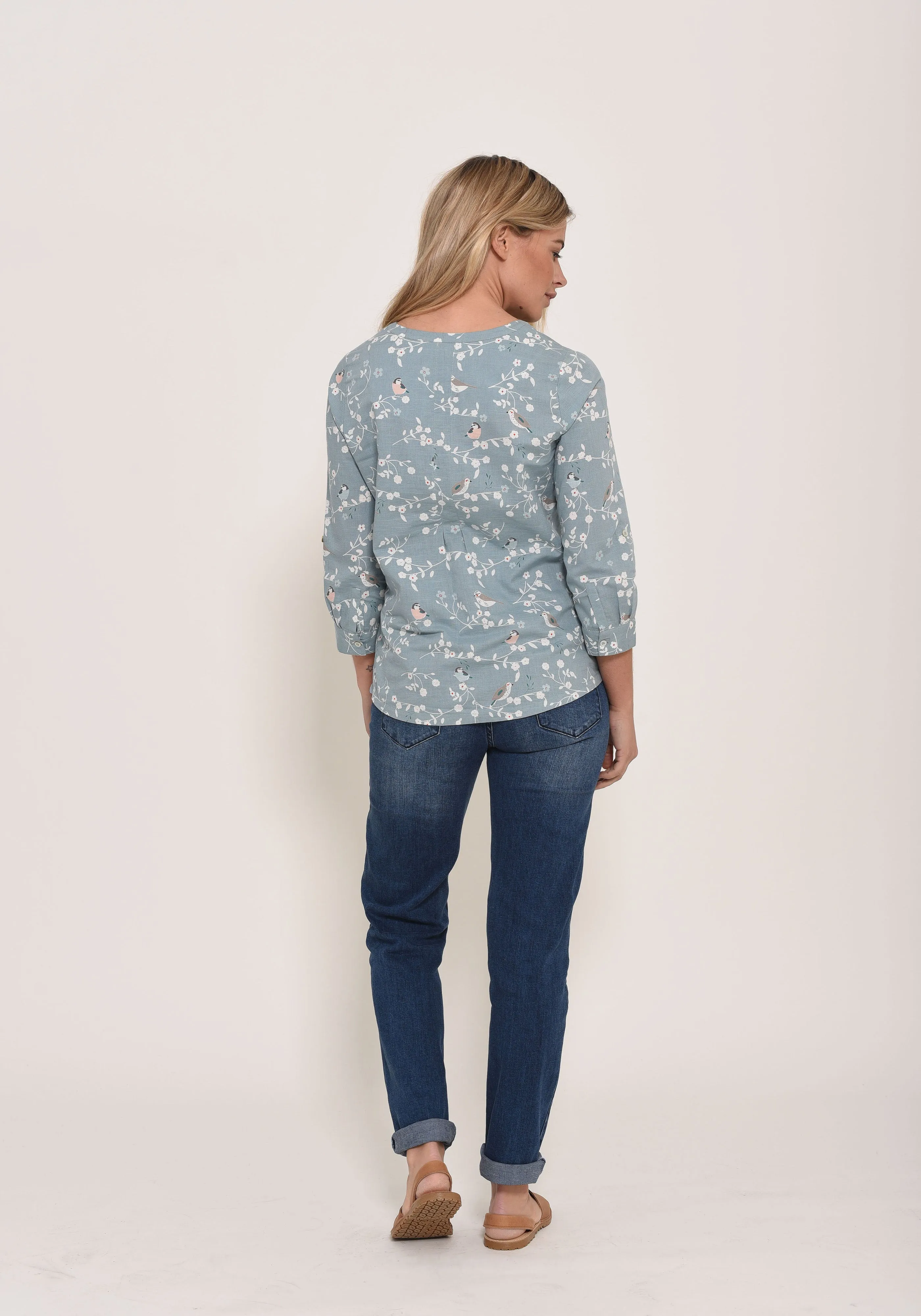 Birds Blossom Blouse