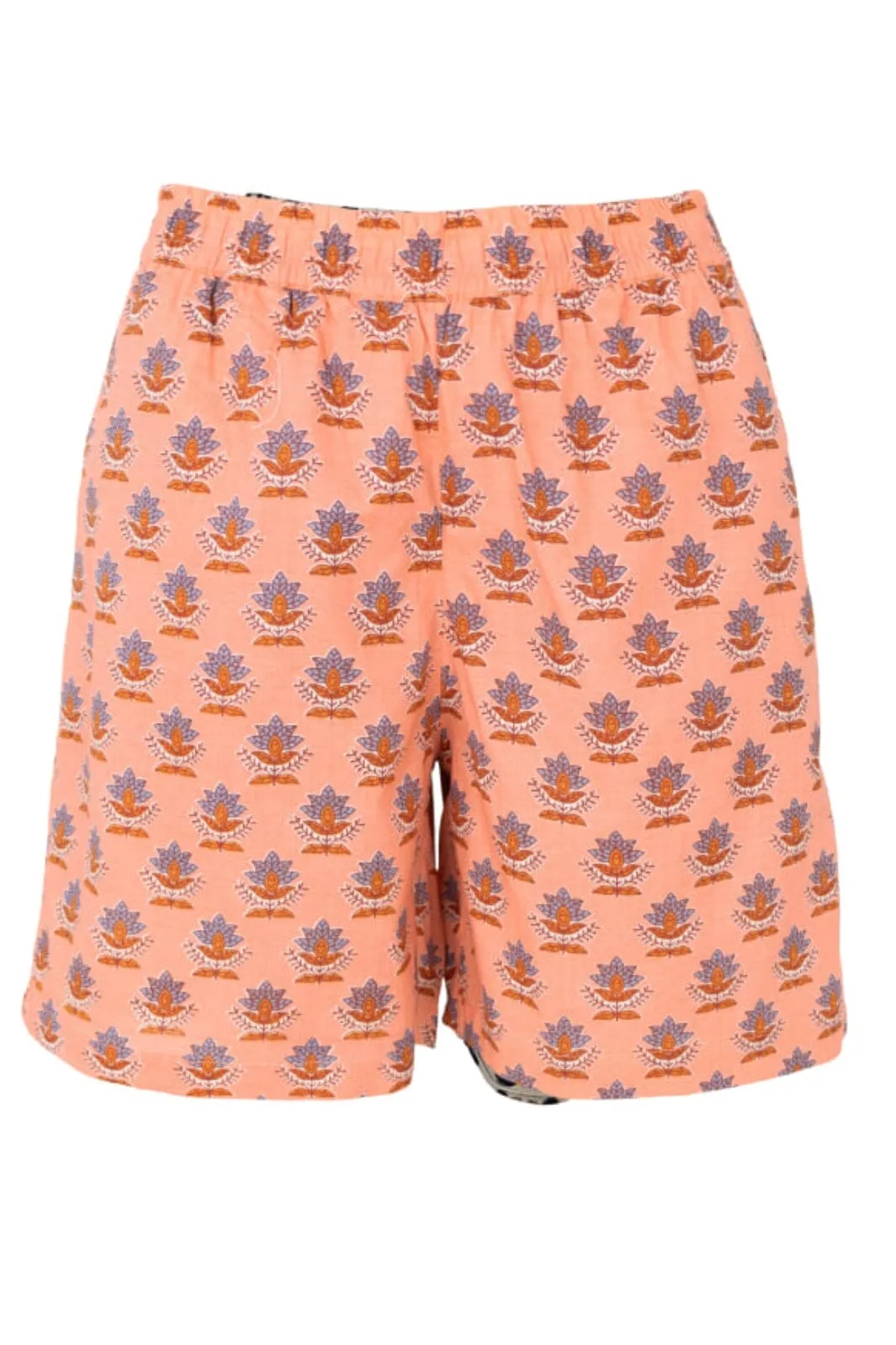 Black Colour - Bcflora Shorts - Lily Peach