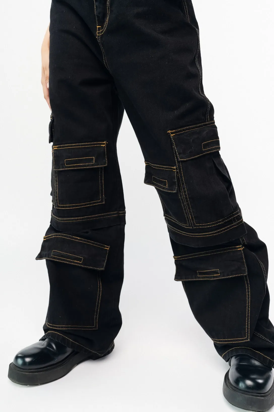 Black Listed Cargo Jeans