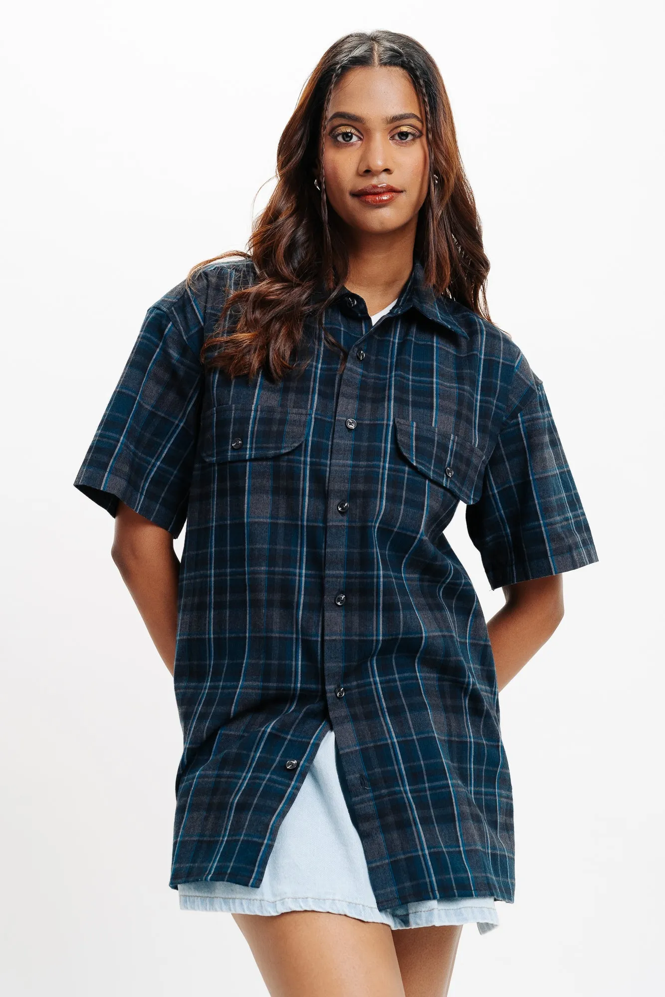 Blue Checkered Shirt