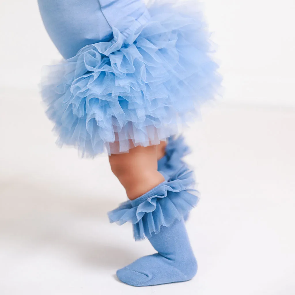 Blue Dew Tulle Bloomer