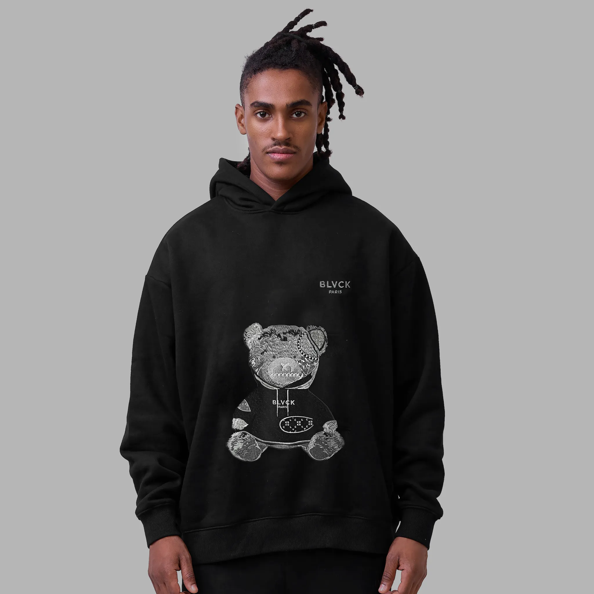 Blvck Evil Twin Teddy Bear Hoodie