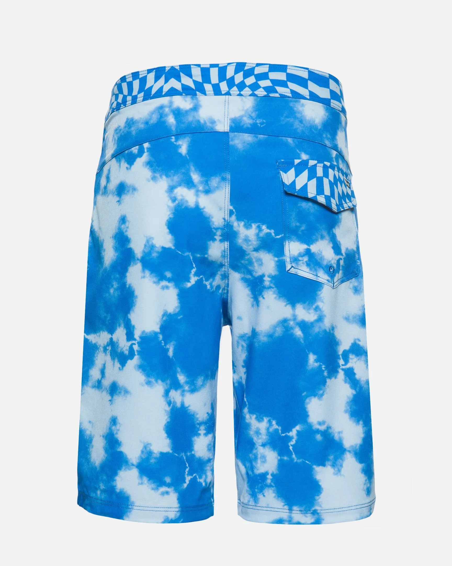 Boys' Phantom Checker Print Boardshorts