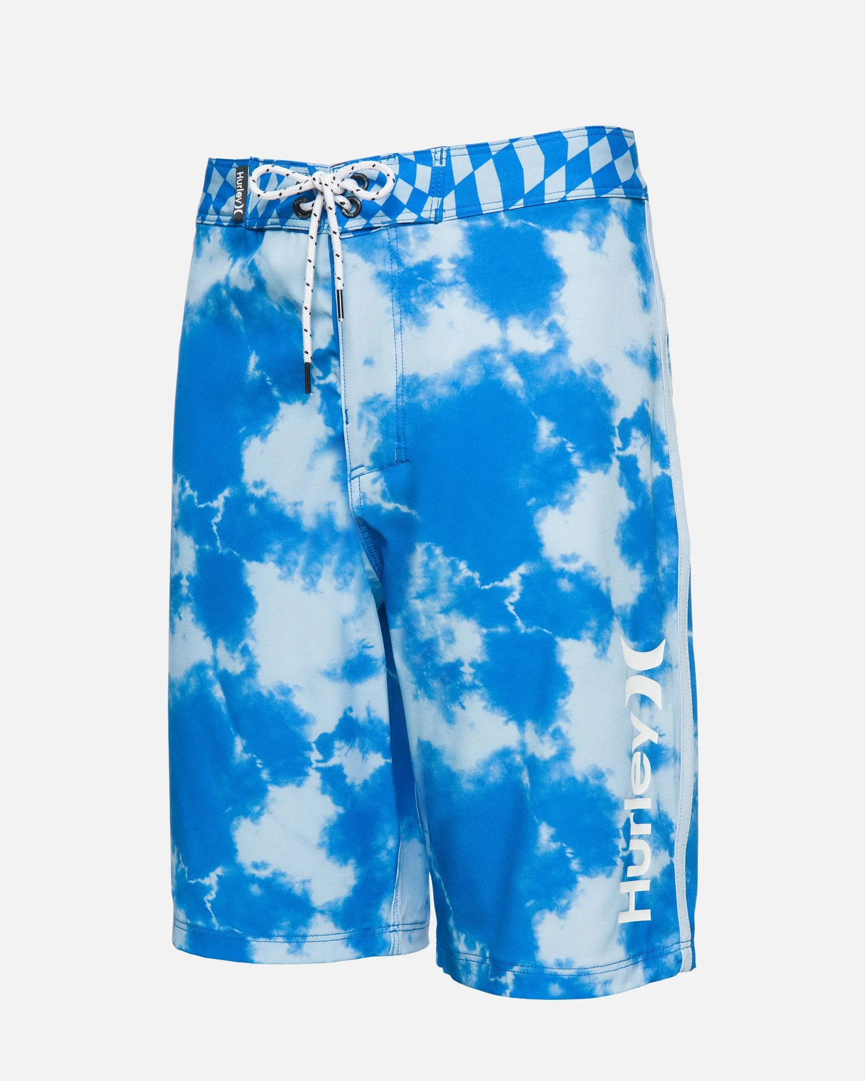 Boys' Phantom Checker Print Boardshorts