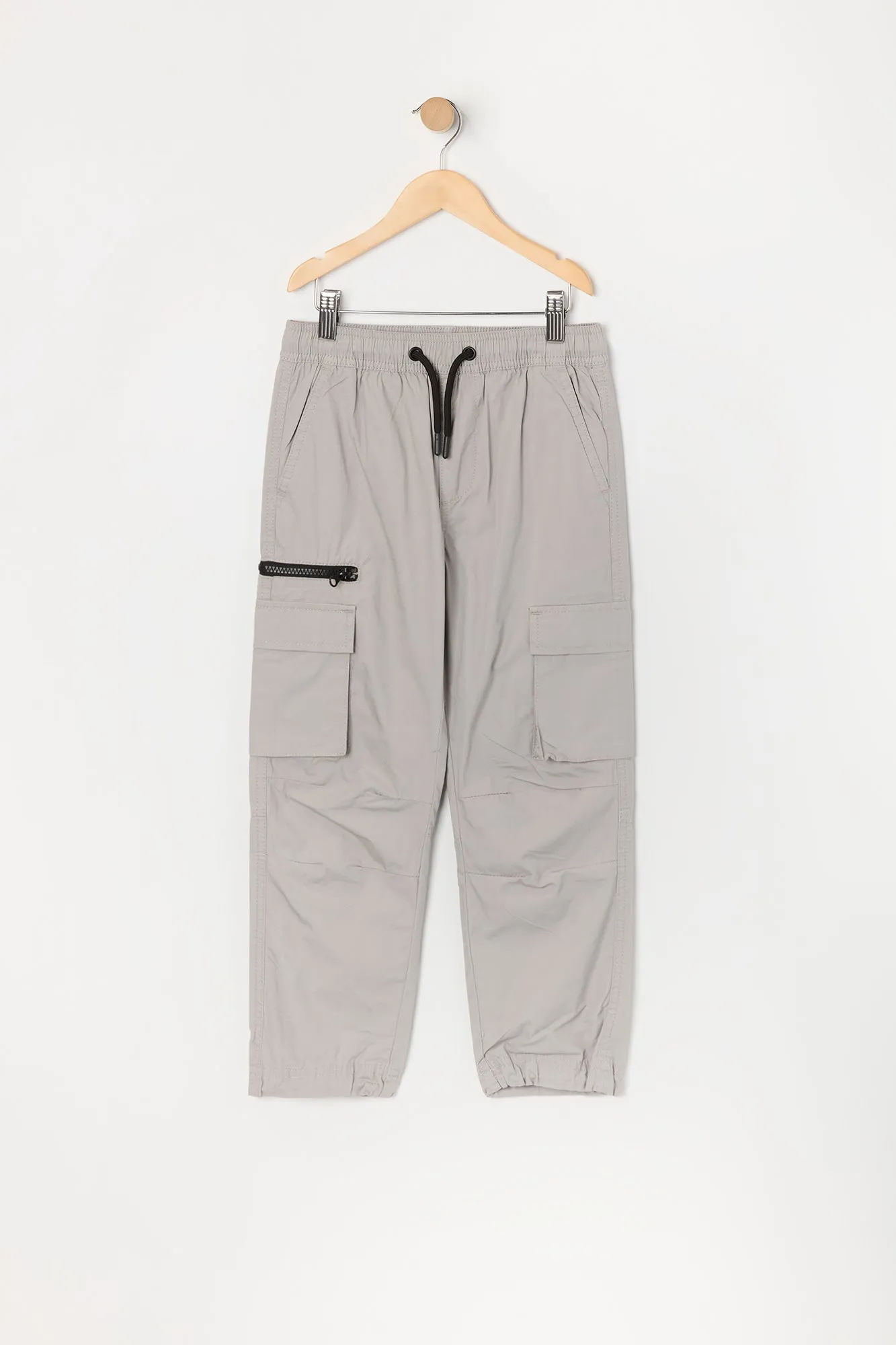 Boys Zip Pocket Cargo Jogger