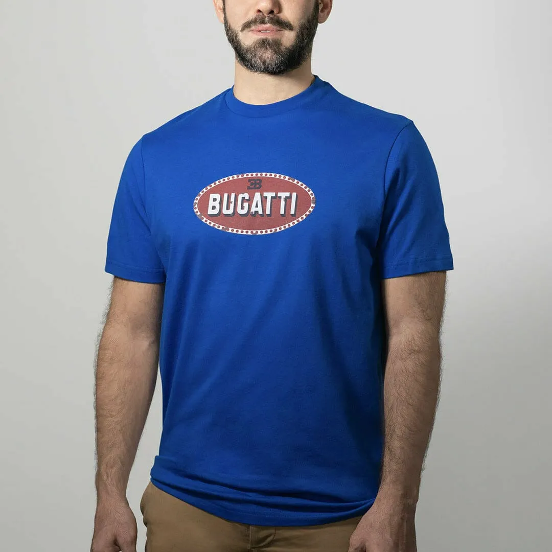 Bugatti Heritage Macaron Vintage Sign T-Shirt