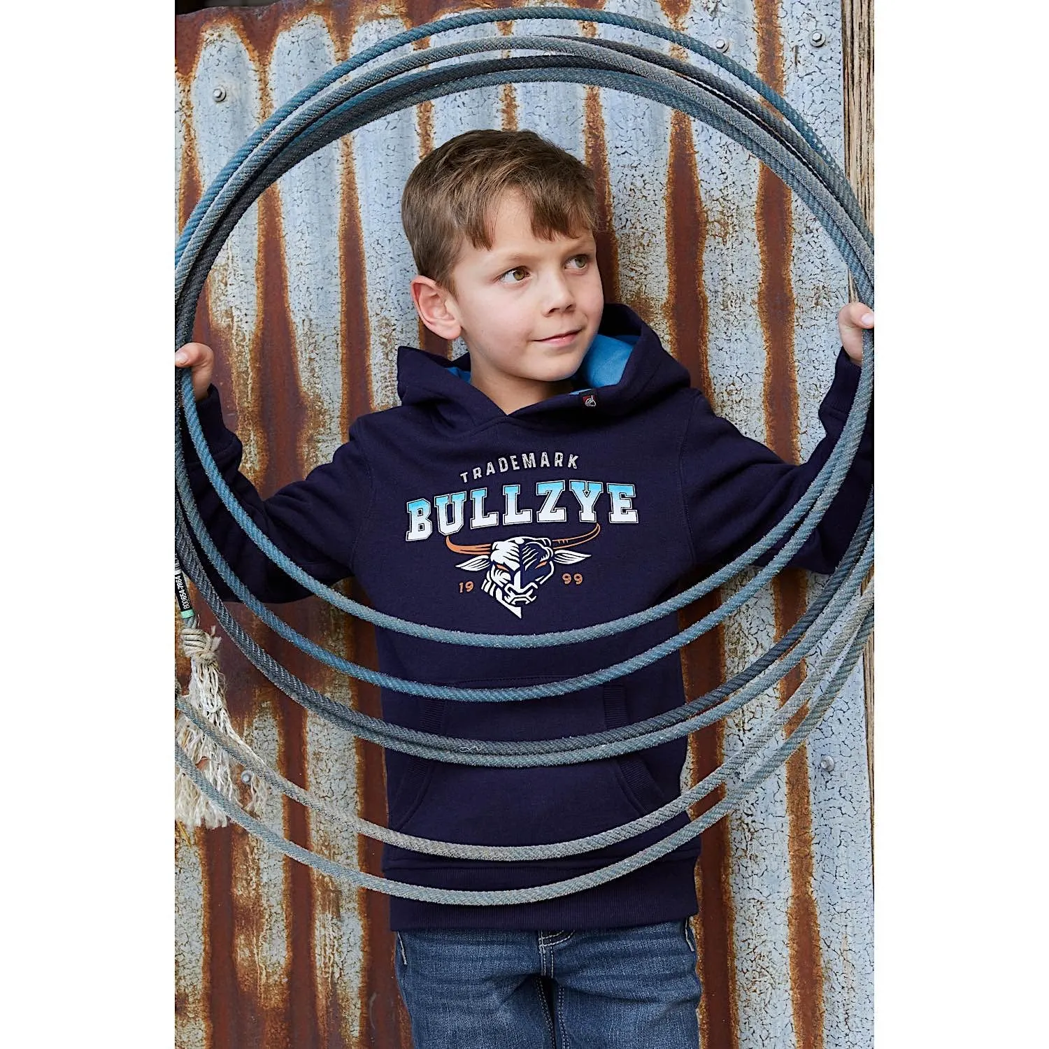 Bullzye Boys Trade Pullover Hoodie Navy