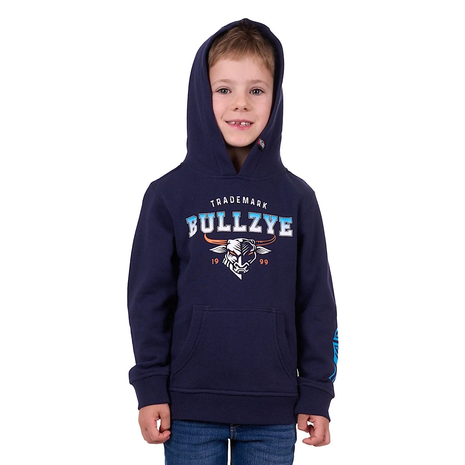 Bullzye Boys Trade Pullover Hoodie Navy