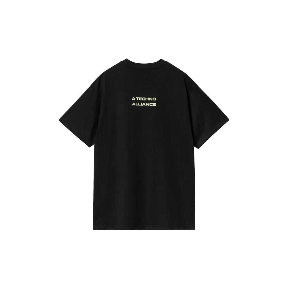 Carhartt WIP x Tresor Techno Alliance S/S T-Shirt (Black/Glow Green)