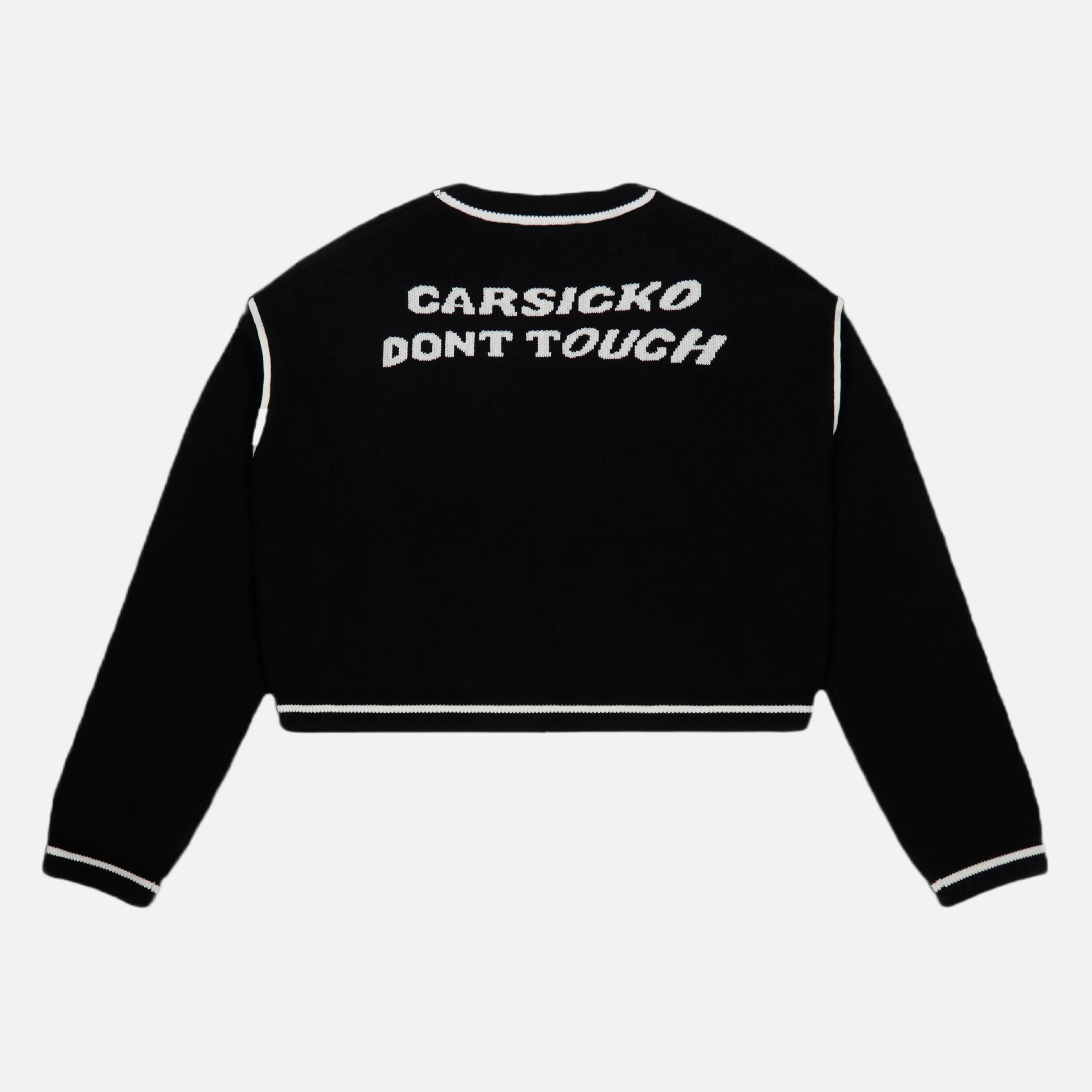 Carsicko Don't Touch knit Sweater - Black