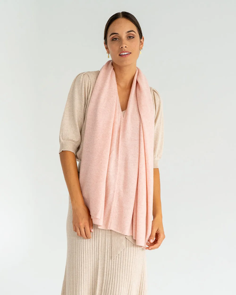 Cashmere Caplet - Baby Pink