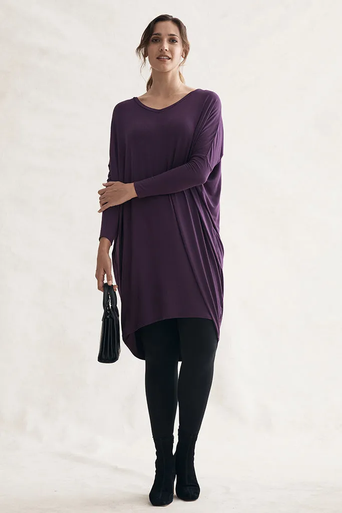 Catherine Dress - Plum