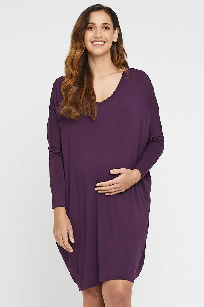 Catherine Dress - Plum