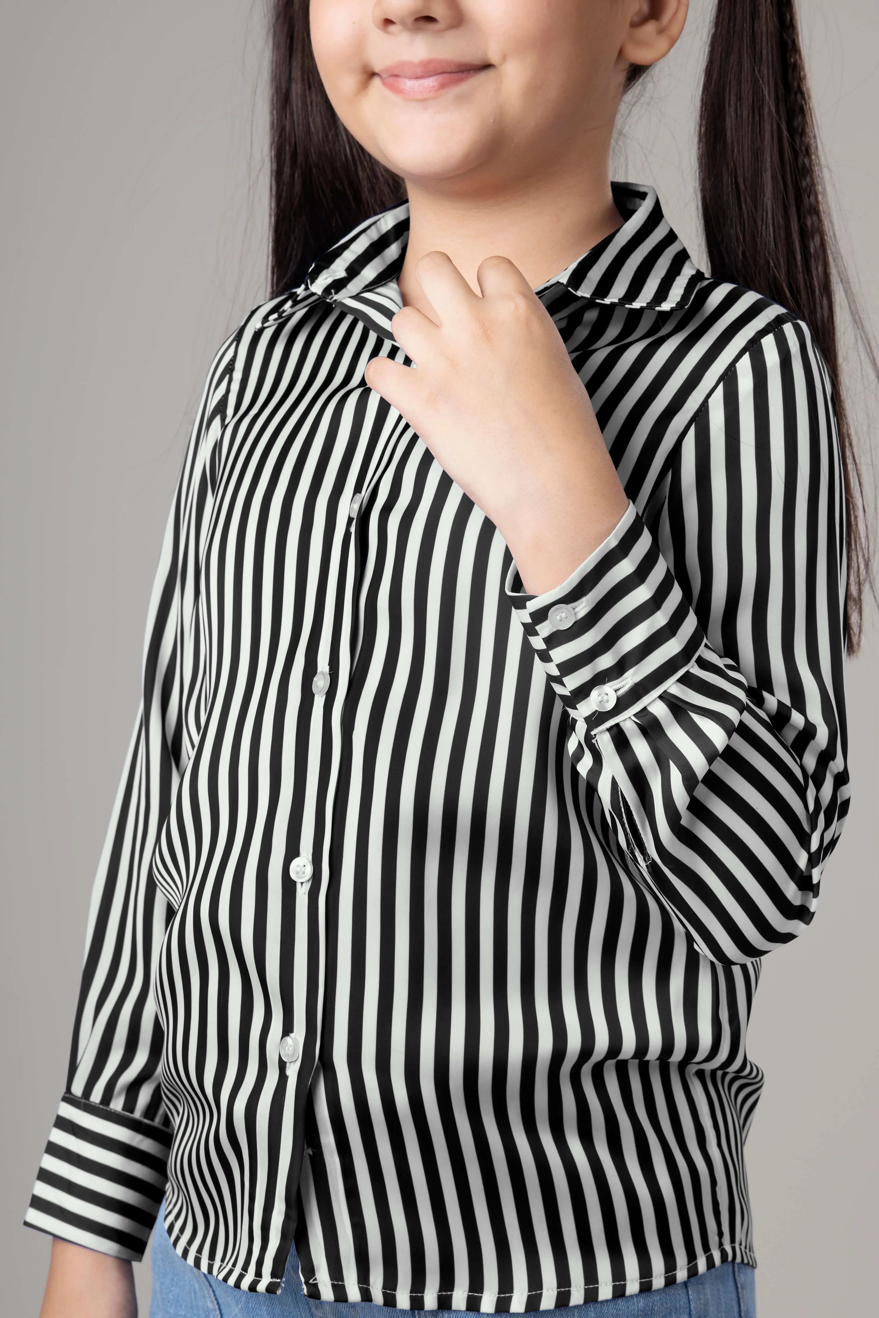 Classic Stripes Shirt For Girls