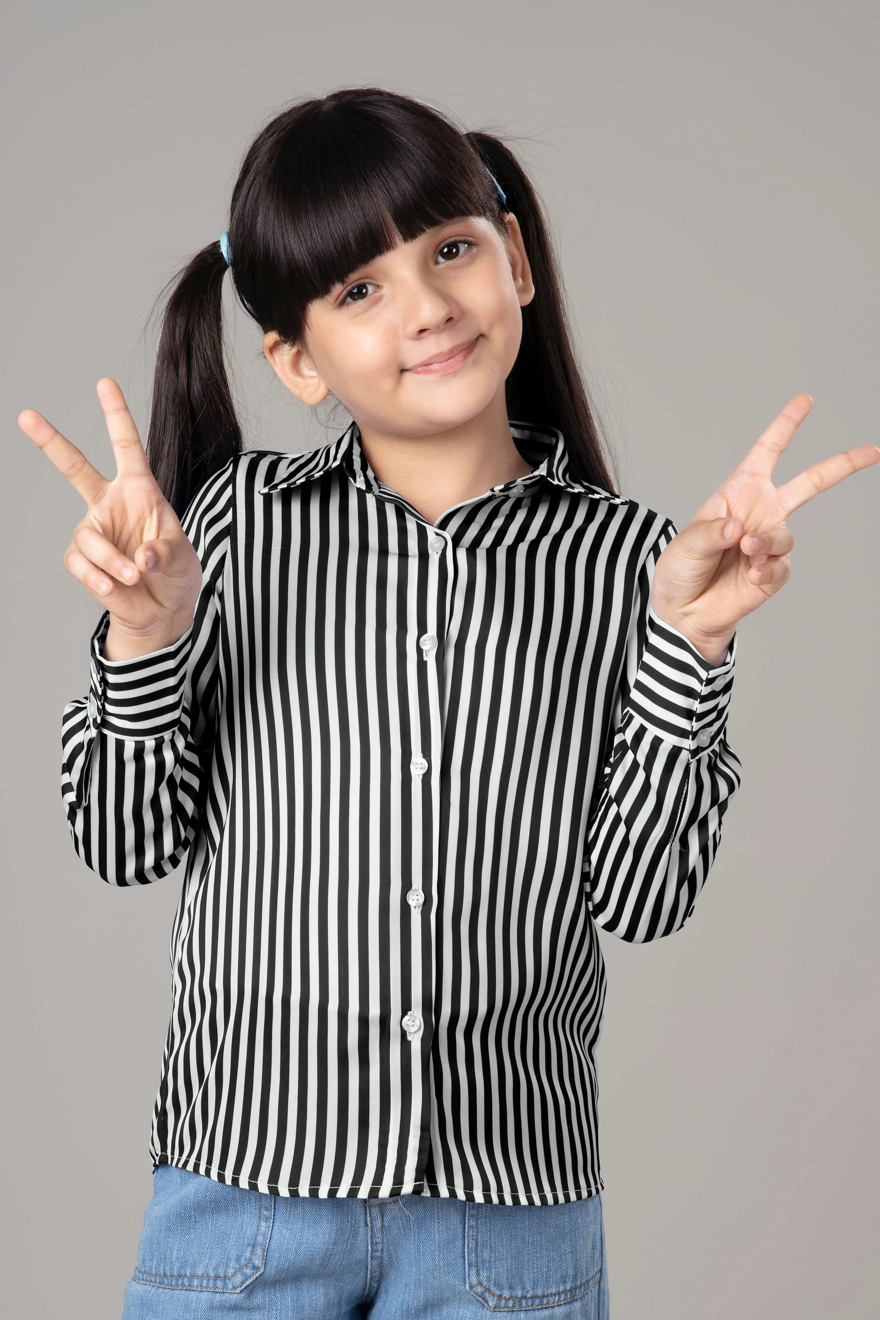 Classic Stripes Shirt For Girls