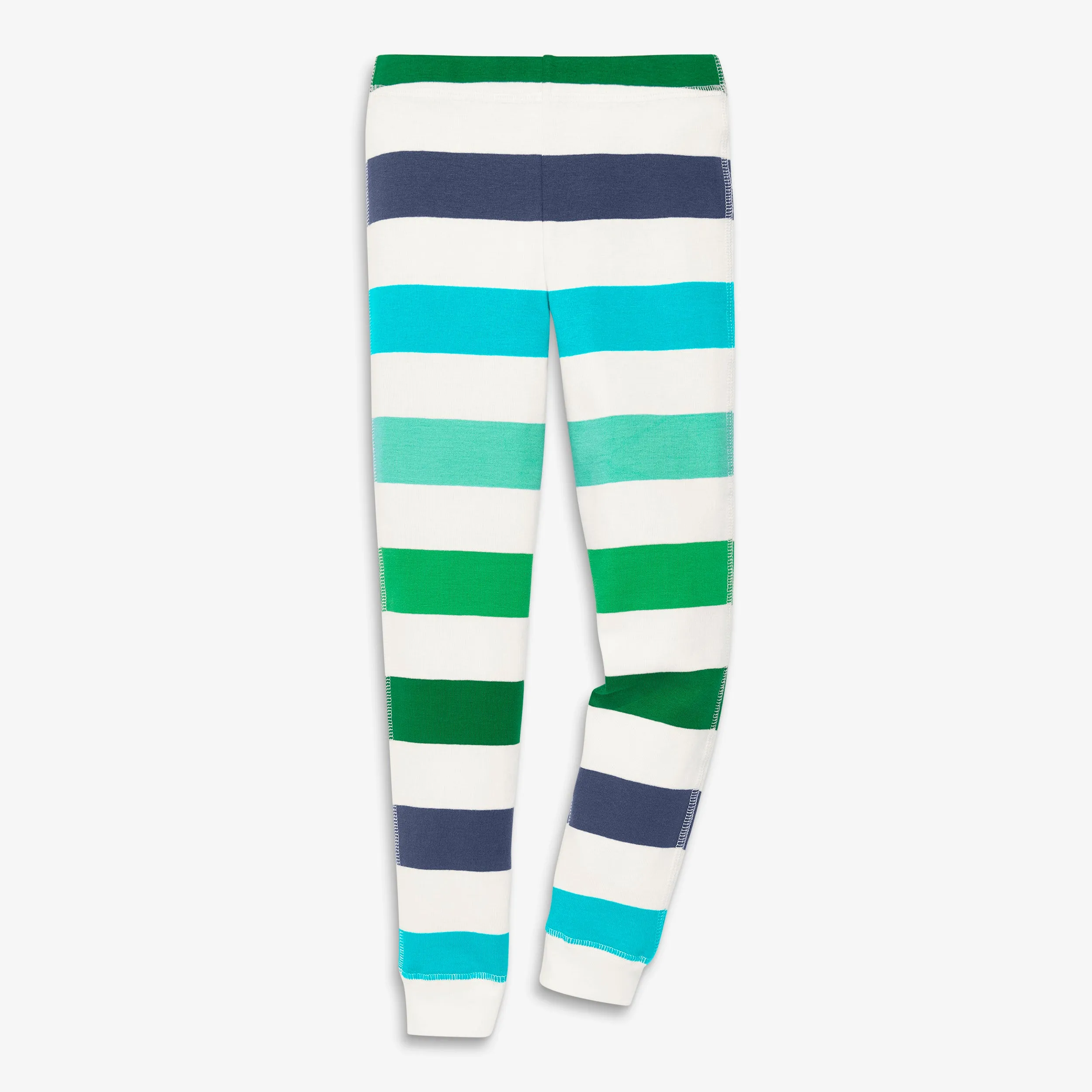 Clearance kids organic pj pant in bold tonal stripe