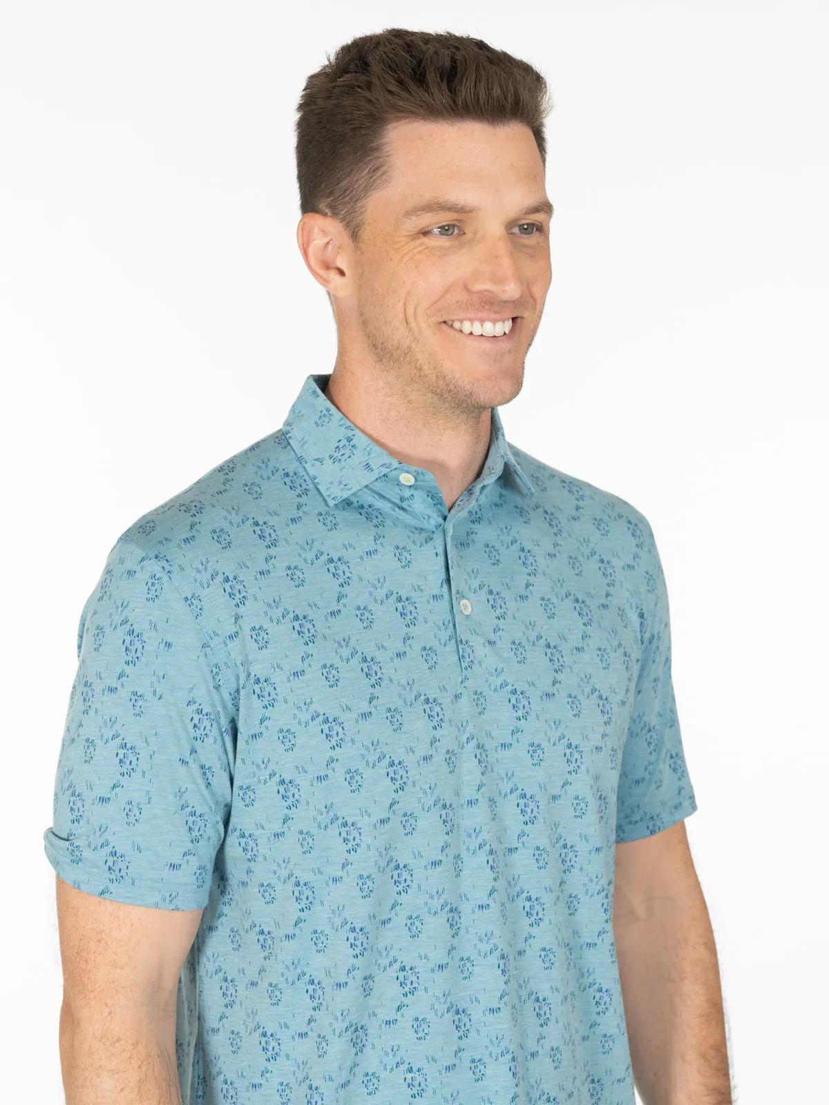 Cloud Polo - Blooms Print