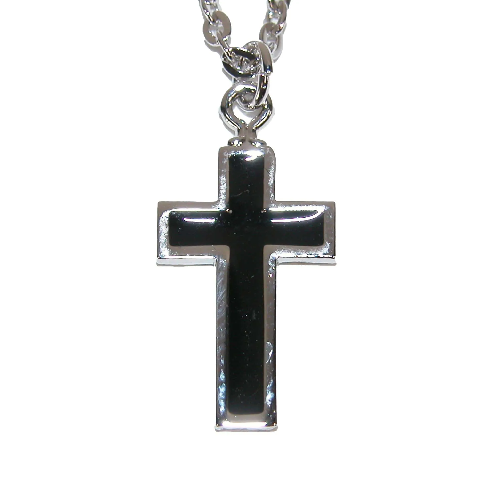 Competition Inc. Men's Cross Pendant Tie Chain