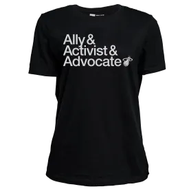 Court Culture Ally/Activist/Advocate Women's Tee