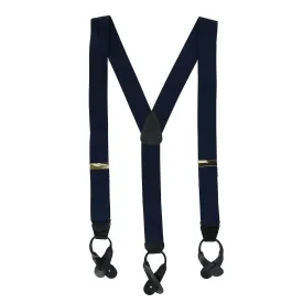 CTM® Men's Big & Tall Elastic Button End Suspenders